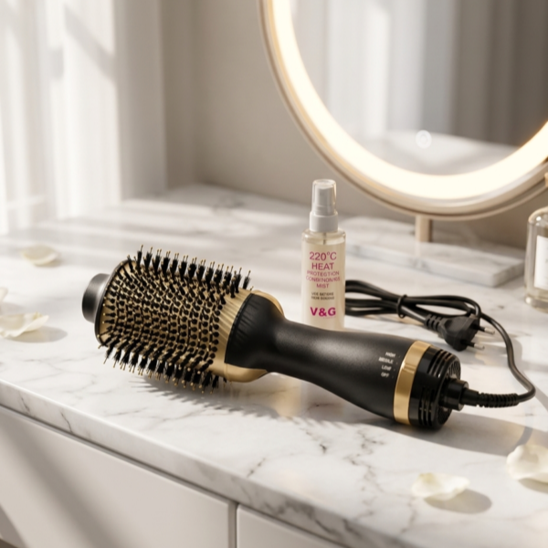 3D Pro 2000W One Step Hair Dryer & Styler